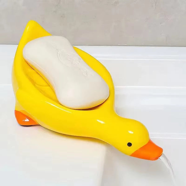 Duck-Shaped Drainable Soap Dish