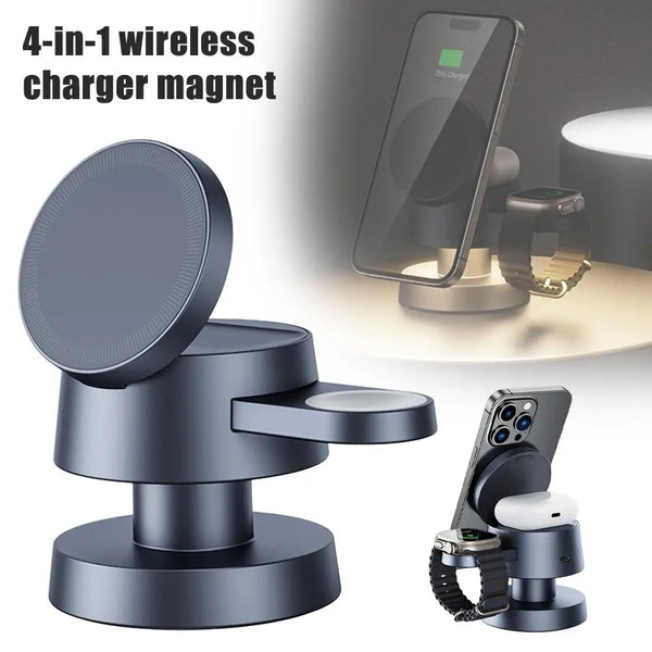 4-in-1 Wireless Charger with Night Light