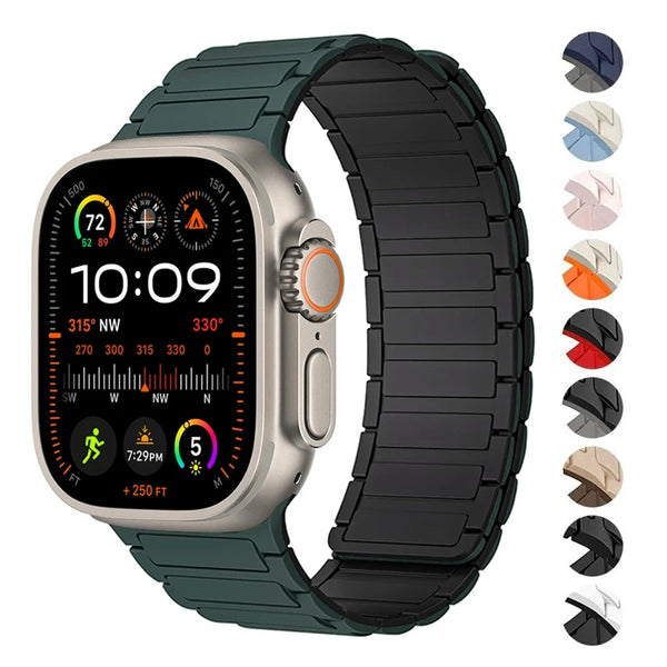 Magnetic Silicone Strap For Apple Watch