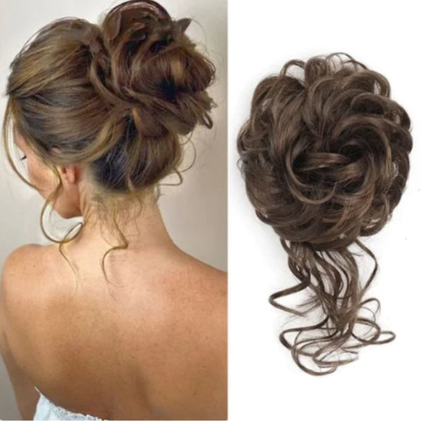 Natural Bun Hair Extension – Voluminous &amp; Effortless Updo