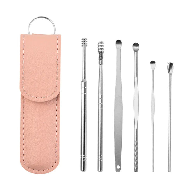 6-Piece Stainless Steel Ear Cleaner Tool Set